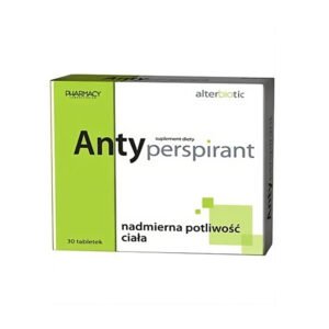 Antyperspirant Food Supplement for Excessive Sweating