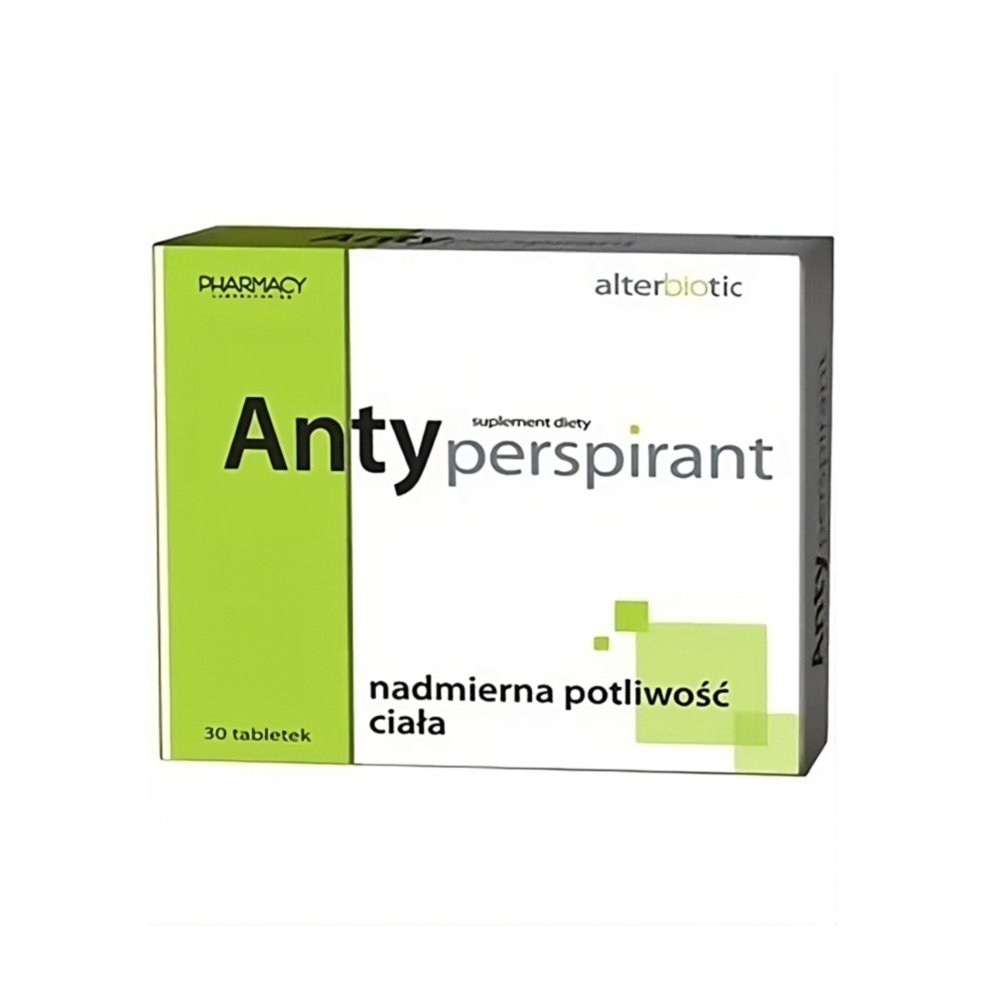 Antyperspirant Food Supplement for Excessive Sweating