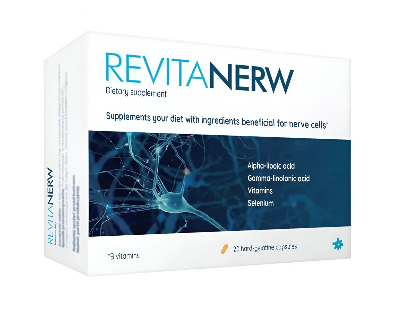 Revitanerw Supplement for Nerve Relief 20 Capsules