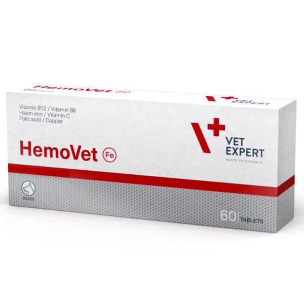 Vet Expert Hemovet Iron Supplement for Dogs 60 Capsules