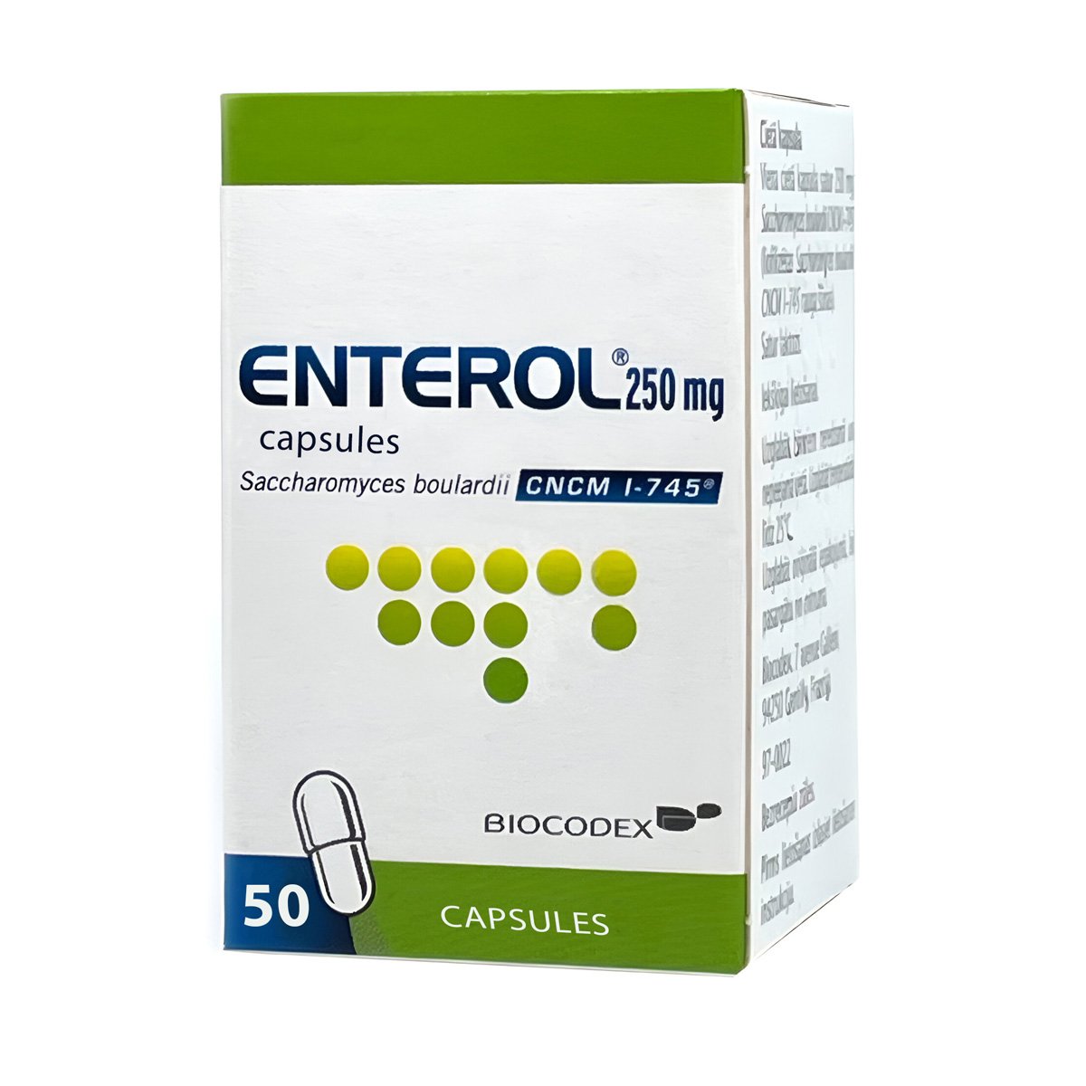 Enterol 250mg Probiotic for Diarrhea Relief