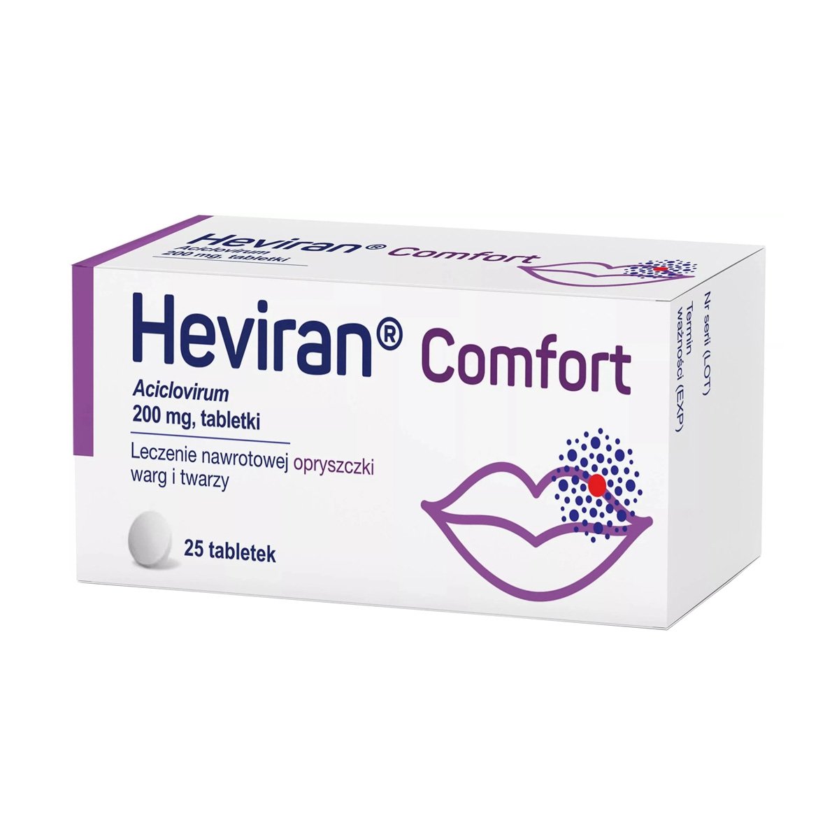 Heviran Comfort 200mg 25 Tablets